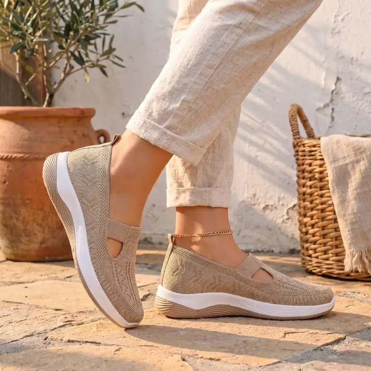 Slip-on convenience